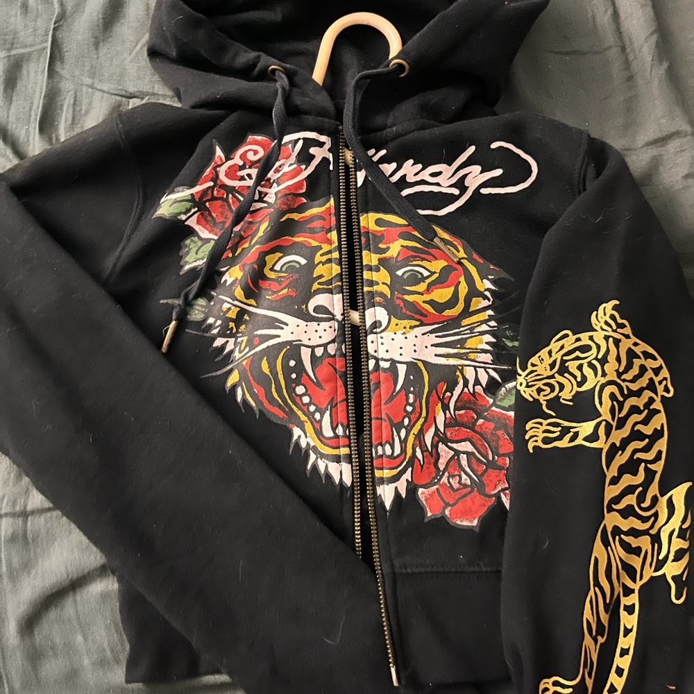 Ed Hardy Black XS Garment Tag